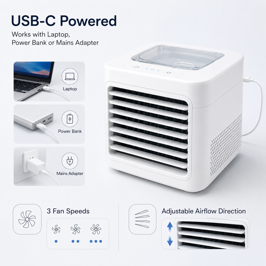 CoolBreeze Desktop Personal Cooler - Detail 3