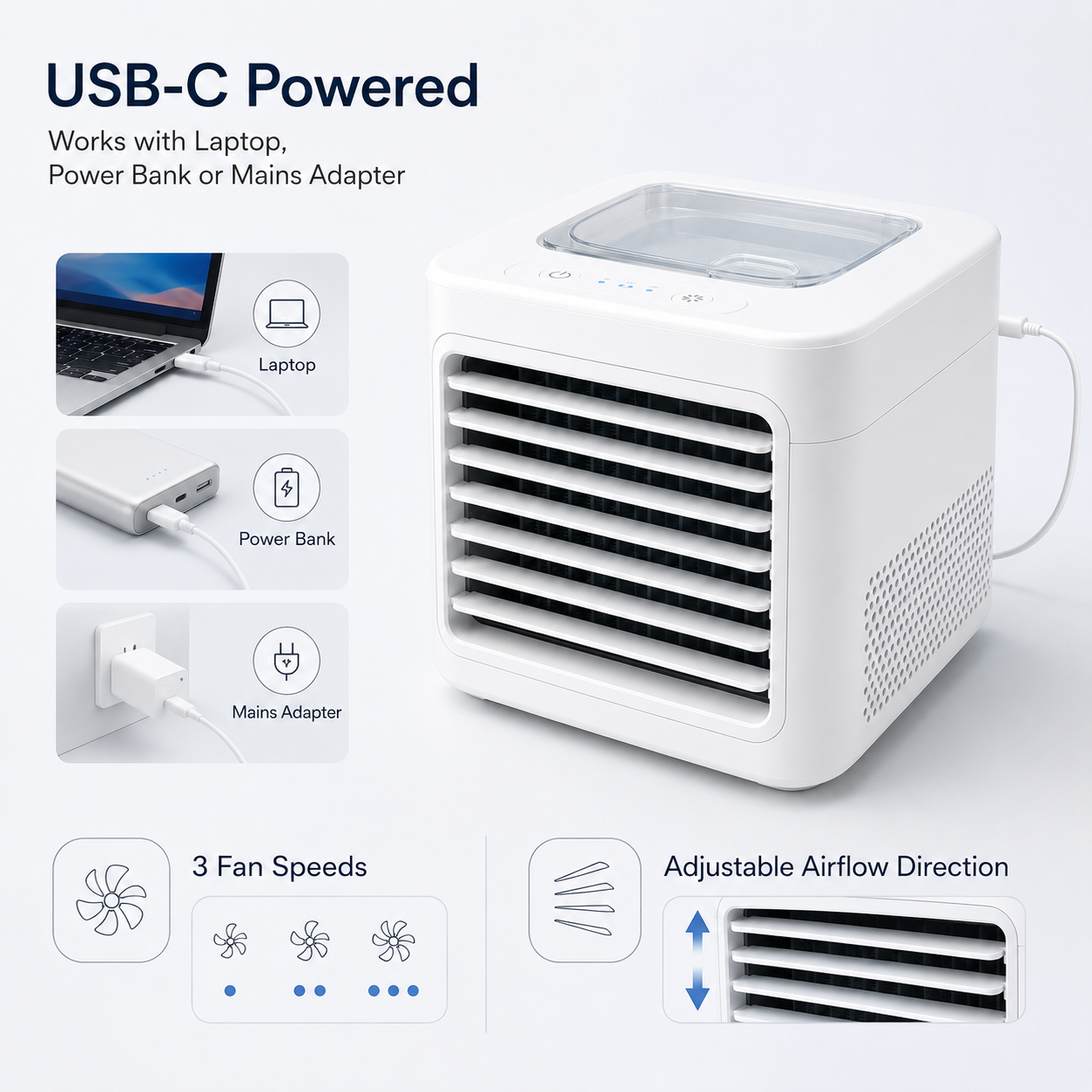 CoolBreeze Desktop Personal Cooler - Detail 3