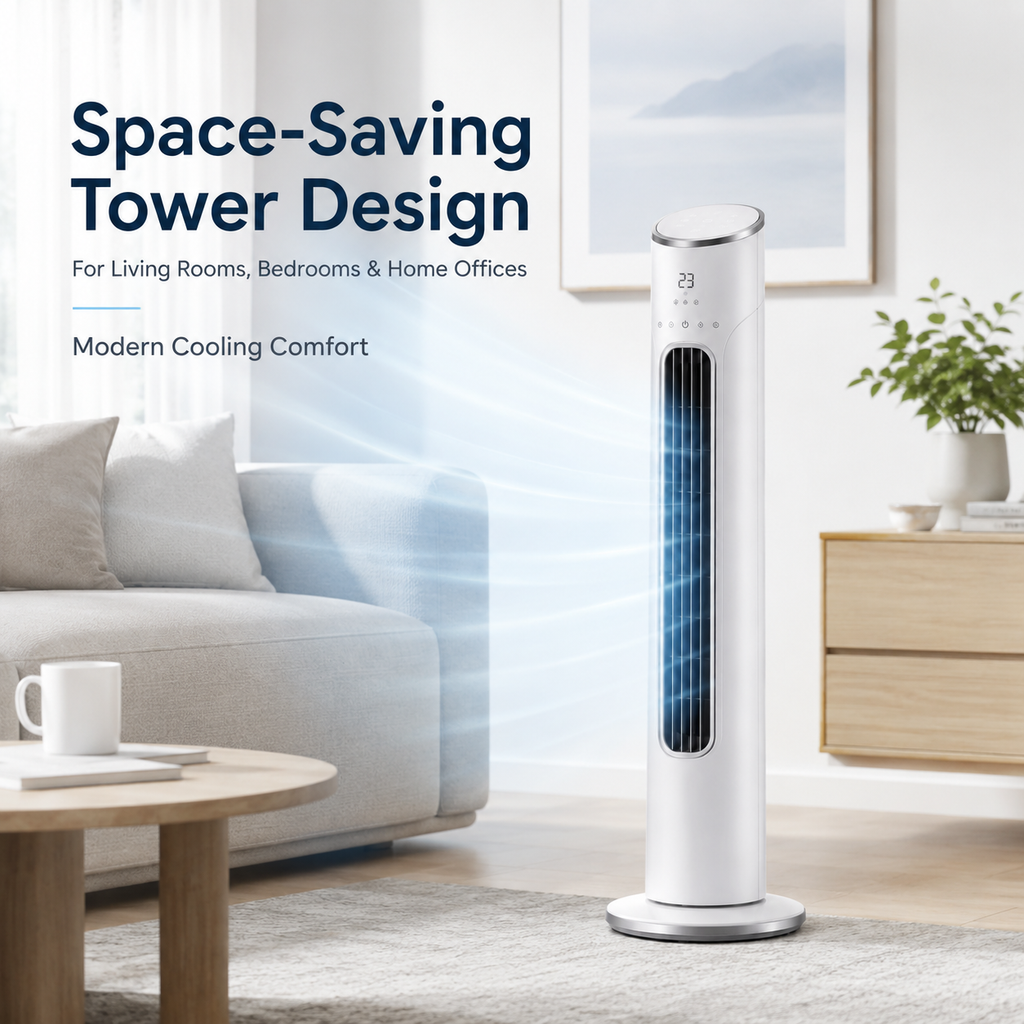 CoolWave Tower Cooling Fan - Detail 2